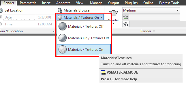 Material Library Autocad 2010