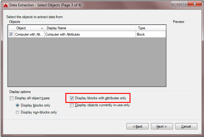 Attribute Extraction in AutoCAD Attribute Extraction in AutoCAD
