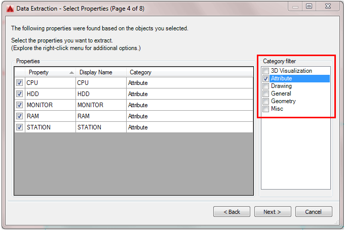 Attribute Extraction in AutoCAD Attribute Extraction in AutoCAD