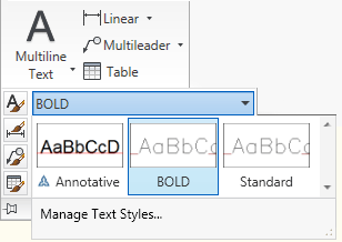 Style Menu