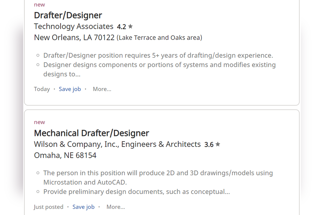 autocad drafting salary