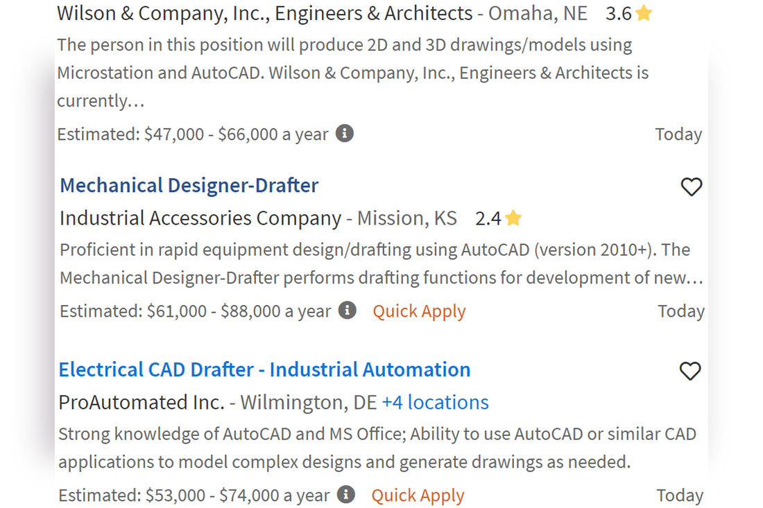 Find Your AutoCAD Drafter Job Here