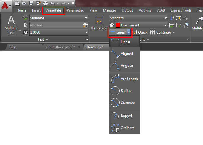 Annotate Ribbon Annotate Ribbon