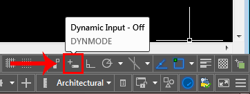 Dynamic Input on the Status Bar