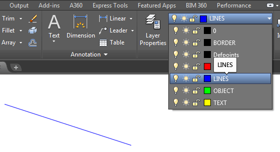 Changing Layers in AutoCAD Changing Layers in AutoCAD