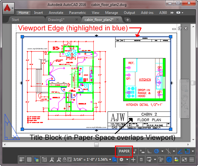 Layouts And Plotting In Autocad Tutorial And Videos