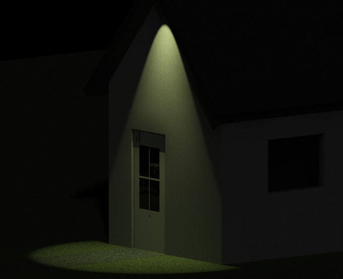 Spotlight rendering in AutoCAD Spotlight rendering in AutoCAD