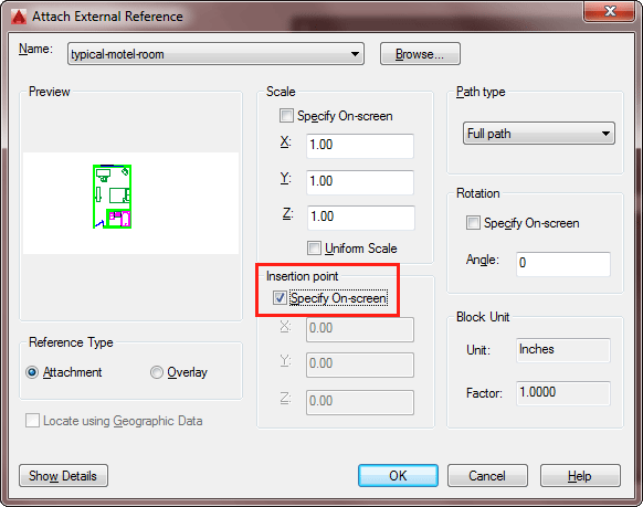 cara unblock autocad