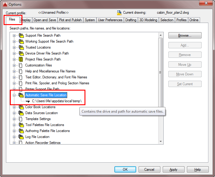 autocad file type