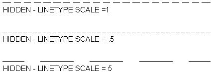 Linetype Scale Example Linetype Scale Example